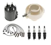 ACDelco Distributor Rotor Cap Wire & Spark Plugs Kit for Buick Oldsmobile 2.8 V6