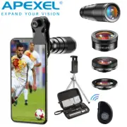 APEXEL Mobile Phone Telephoto Lens Kit - 22x HD Zoom Lens for Smartphone iPhone