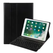 Bluetooth Keyboard & Leather Tablet Case For Ipad Air / Pro 9.7 Three Gear Angle Adjustment Magnetic Sleep Function Abs Brushed Texture Black