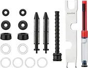 Asvine Vacuum and Piston Fountain Pen Accessories, Repair Parts Kit, O-Rings, Gaskets, Piston Rod, Grease, Feeds, Wrench