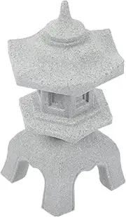 WOONEKY Lantern Stone Statue Tank Fish Tank Landscape Decorations Fish Decorations Aquarium Micro Landscape Bonsai Decor Decor Stone Aquariums Garden Ornament Statue Sandstone