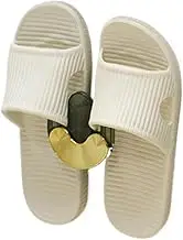Wall Mounted Slipper Holder | Slipper Holder Shoe Storage Rack,No Drilling Shoe Hooks Space Saving for Bathroom, Entryway & Dorm, Bathroom Accessories