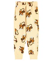 [The Animals Observatory] The Animals Observatory Panther printed cotton sweatpants Y 6 beige