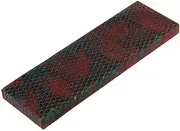 RECHERE 1pcs Knife Handle Scale Slabs Grips C-Tek Resin Snakeskin Honeycomb Pattern Multicolor