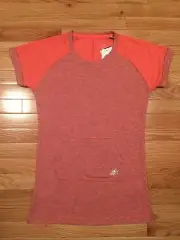 NWT Adidas Women's ClimaLite Layering S/S Tunic Flared/Colhtr XS/L S30041 $35