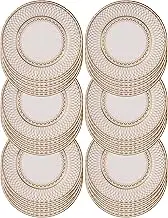 Talking Tables Premium Quality Large Gold Disposable Paper Plates-Strong and Sturdy Elegant Design Recyclable Tableware for Christmas, Birthday Party, Weddings, Anniversary-Made Pack of 24