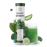 Wellbeing Nutrition Daily Greens (15 Effervescent Tablets)Wholefood Multivitamin
