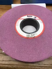 1 pc. 12” X 2” X 3” AH RAA46 PINK SURFACE GRINDING WHEEL. RADIAC USA (loc stk)