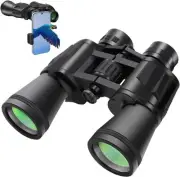 20x50 HD Binoculars for Adults High Powered with Phone Adapter, Large View