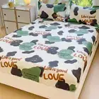 Life is Good Love Bed Decor Art Fitted Sheet Set Single/Double/Queen/King Size