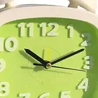 Twin Bell Loud Alarm Clock Battery Powered Vertical Alarm Clock Green Spare