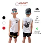 STUSSY BALL 三孔 T 恤套裝嬰兒 BOOKY KIDS 彈力棉