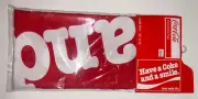 Coca-Cola Coke Large 30 x 43" Have A Coke And A Smile Decorative Flag NOS. Nice!