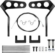 Heavy Duty Go Kart Gas Brake Pedals with Throttle Cable Kit Compatible