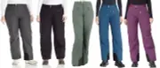 WHITE SIERRA T9705WX WOMEN'S TOBOGGAN INSULATED SKI SNOW PANT EXTENDED 1X,2X,3X
