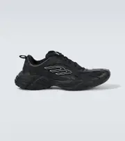 [Balenciaga] Balenciaga Monday 3B Sports Icon leather sneakers AU 11 black