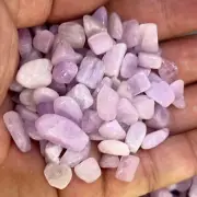 100g Beautiful Tumbled Kunzite Crystal Bulk Polished Stone Reiki Healing