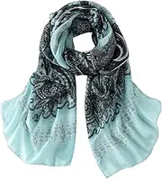[Holibanna] Attractive Shawl Fashion Scarf Silk Shawl Woman White Shawl Long Shawl Scarf Shawls Cashmere Shawl Thin Cloth Gloves Women Ladies Scarf Hair Shawl Gold Shawl Fashion Shawl Yellow
