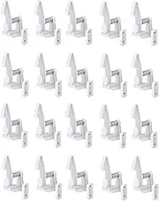 20Pcs Cabinet Locks Magnetic Drawer Cupboard Lock Kids Adhesive Proof Cabinet Locks White