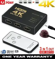 1080P 4K HDMI Video Switch Switcher HDMI Splitter 3 input 1 output Port Hub DVD