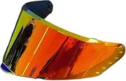 Lens Fashion Visor Wind Shield Motorcycle Helmet Visor Lens Full Face Helmet Goggles for GS&B S361 Visor Wind Shield Lens(Red2)