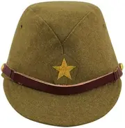 [militaryharbor] WWII Japanese IJA Army Officer Field Cap Wool Yellowish Brown -M (58-59)
