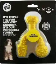 Tasty Bone Nylon Trio Bone Chicken Dental Care Dog Chew Small