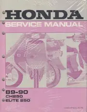1989-1990 HONDA MOTORCYCLE CH250, ELITE 250 SERVICE MANUAL (115)