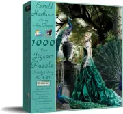Emerald Hawthorne NENE THOMAS Peacock Goddess SunsOut 1000pc Jigsaw Puzzle