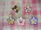 Kirby Cafe Ohoshisama Embroidered Keychains 5 Types