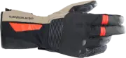 Alpinestars Denali Aerogel Drystar Gloves Black/Tan/Red Small 3526922-1853-S