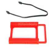 2.5" SSD hdd To 3.5" Mounting Adapter Bracket PC SSD Holder with Sata Cable