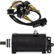 Starter Motor Solenoid Kit Compatible with Kawasaki Jet Ski STX12F STX15F STX SXR Ultra 250X 260LX 21163-3721 27010-0860 JT1200 JT1500