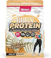 Maxine's Burn Vanilla Ice Cream Gluten Free Protein Powder 900 g