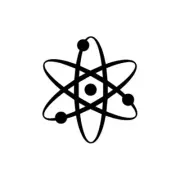 Atom - Vinyl Decal Computer Decal Bumper Sticker Window Sticker Science Einstein