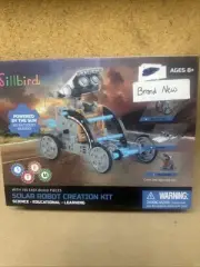 Sillbird STEM Solar Robot Creation Kit 12 In 1 Building Kit 190 Pcs New Sealed
