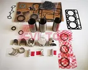 for Kubota D750 Rebuild kit Overhaul Gasket Piston Liner Big Small end Bearing