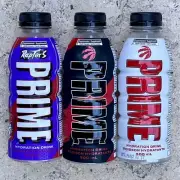 PRIME Hydration | Toronto Raptors Black, White & Purple V2 BUNDLE |IN HAND