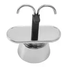 2 Cups Of 100ML Double-headed Stainless Steel Mocha Pot Italian DIY Catheter Cof