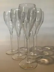 Veuve Clicquot Champagne Glasses Set of 6 New From JP Free shipping