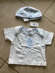 Disney Store Infant Baby Child 2 Pc Bambi’s Thumper 9 Month Shirt Hat New