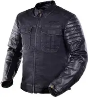 Trilobite Acid Scrambler, leather-/textile jacket , color: Black , size: 3XL