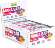RYNO POWER Mana Protein Bar - Strawberry Acai - 12 Pack With Display Caddy