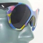 Crazy Whimsy Rainbow Multi Color Frame Sunglasses Sun Shades Colour Style Three