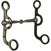 Aime Imports Western AT Silver Bar Snaffle Argentine Bit