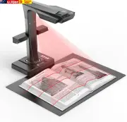 ET24 Pro Professional Book/Document Scanner, 24MP HD Camera, 3Rd Gen Auto-Flatte