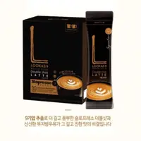 在飛比找PChome24h購物優惠-韓國 Lookas9 雙倍咖啡拿鐵 (14.9公克x30包)