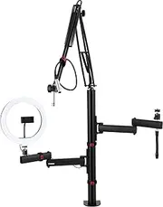 Gator Frameworks All-in- One Content Creator Tree with Light, Mic & Camera Attachments (GFW-ID-CREATORTREE)