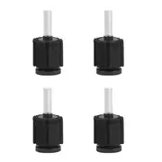 Catzon 4Pcs Aquarium Sponge Filter Breeding Fry Betta Shrimp Nano Fish Tank With Replace Cotton Wick Black-XY180