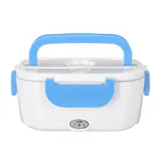 1.2L EU Plug Portable Removable Electric Lunch Box Car School Office Bento Box Food Heater Box BLUE COLOR